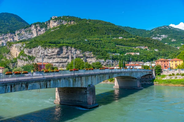 Ponte Sul Fiume Adige Trento — Foto Stock