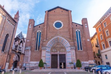 Santa Anastasia Dominik Kilisesi Verona, İtalya.