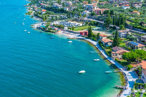 Havsutsikt Över Malcesine Vid Lago Garda Italien — Stockfoto