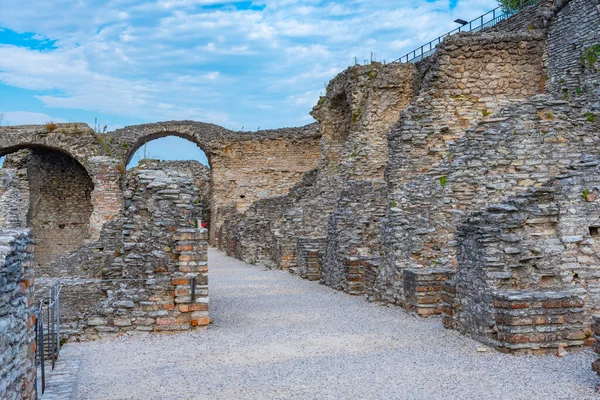 Romerska Ruiner Grotte Catullo Sirmione Italien — Stockfoto