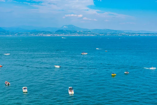 Lago Garda Visto Desde Ciudad Sirmione Italia — Foto de Stock
