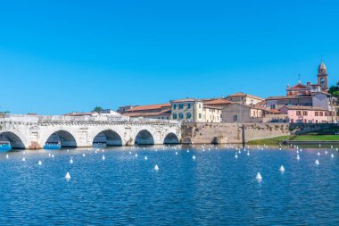 Köprü, tiberius (ponte di tiberio) Rimini, İtalya..