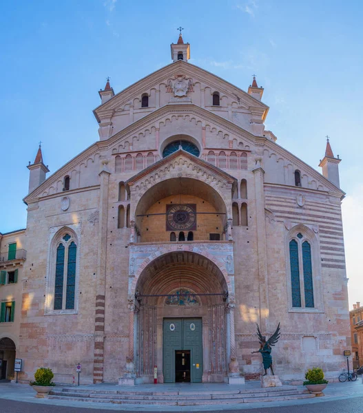 Santa Maria Matricolare Cathedral Verona Italy — Stock Photo, Image