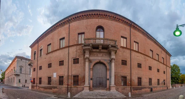 Case Storiche Nel Centro Storico Ferrara Ital — Foto Stock