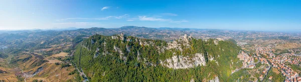 Blick Auf San Marino Und Die Umliegende Landschaft — Stockfoto