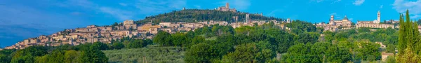 Stadsgezicht Van Oude Stad Assisi Het Ital — Stockfoto