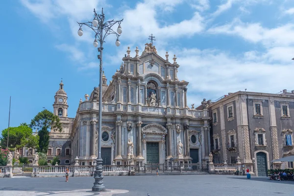 Catania, İtalya 'da San Francesco Borgia Kilisesi.