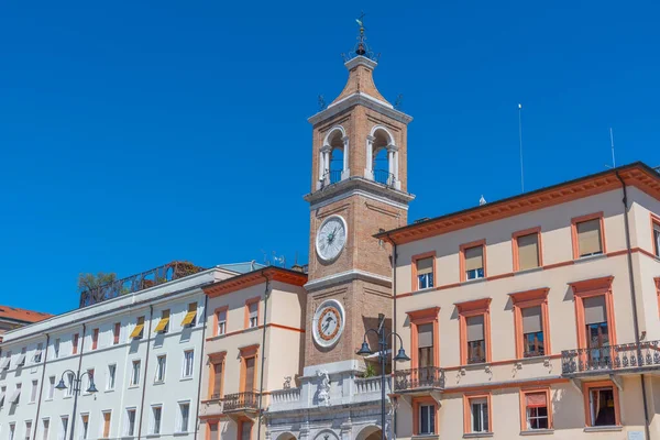 Klocktorn Piazza Martiri Den Italienska Staden Rimini — Stockfoto