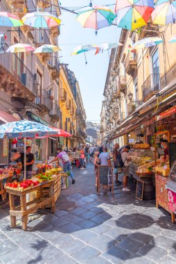 İtalya Sicilya 'daki Universita degli studi di catania binası.