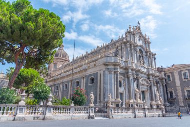 İtalya Sicilya 'daki Universita degli studi di catania binası.