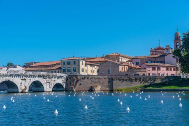 Köprü, tiberius (ponte di tiberio) Rimini, İtalya..
