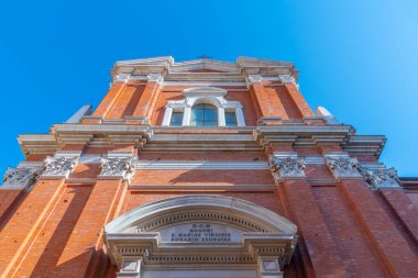 İtalya, Rimini 'de, Corte' deki Aziz Mary Kilisesi.