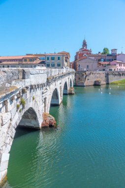 Köprü, tiberius (ponte di tiberio) Rimini, İtalya..