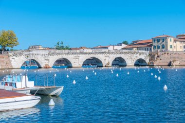 Köprü, tiberius (ponte di tiberio) Rimini, İtalya..