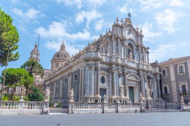 İtalya Sicilya 'daki Universita degli studi di catania binası.