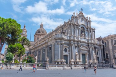 Catania, İtalya 'da San Francesco Borgia Kilisesi.