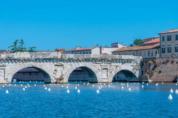 Köprü, tiberius (ponte di tiberio) Rimini, İtalya..