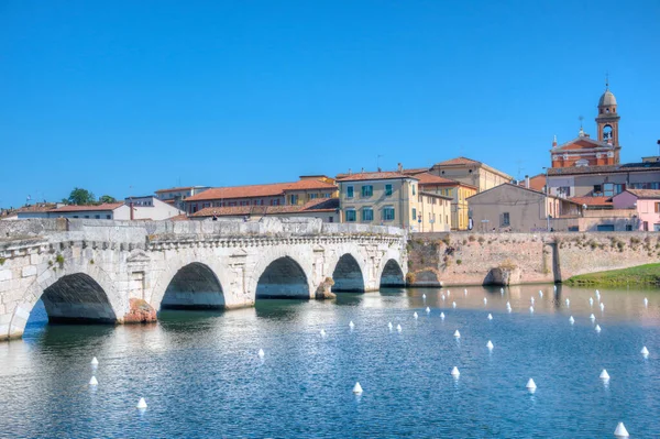 Köprü, tiberius (ponte di tiberio) Rimini, İtalya..