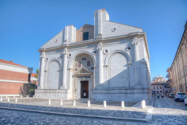 Темпіо Malatestiano Італійська Malatesta Temple Собор Церкви Ріміні Італія — стокове фото