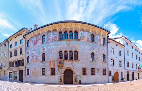 Trento Italia Agosto 2021 Casas Históricas Casco Antiguo Trento Italia — Foto de Stock