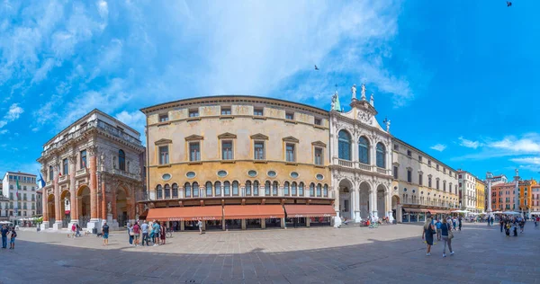 Vicenza Itália Agosto 2021 Igreja São Vicente Piazza Dei Signori — Fotografia de Stock