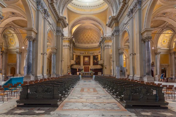 Ravenna Italien September 2021 Interiören Katedralen Jesu Kristi Uppståndelse Den — Stockfoto