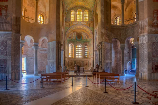 Ravenna Italia Septiembre 2021 Decoración Interior Basílica San Vitale Ciudad — Foto de Stock