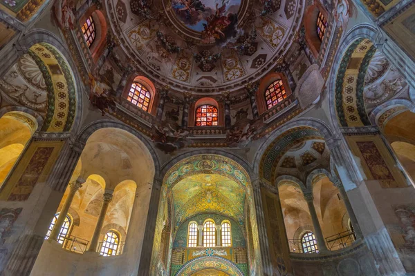 Ravenna Italië September 2021 Decoratie Basiliek San Vitale Ravenna — Stockfoto