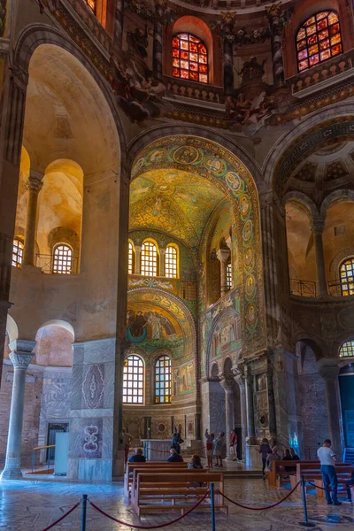 Ravenna Italia Septiembre 2021 Decoración Interior Basílica San Vitale Ciudad — Foto de Stock