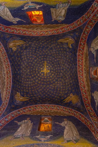 Ravenna Italien September 2021 Dekoration Inneren Des Mausoleo Galla Placidia — Stockfoto