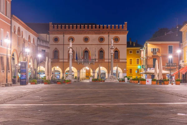 Ravenna Italy September 2021 Sunrise View Town Hall Piazza Del — стоковое фото