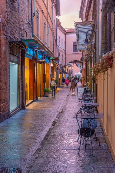 Ravenna Italy August 2021 Commercial Street Center Italian Town Ravenna — ストック写真