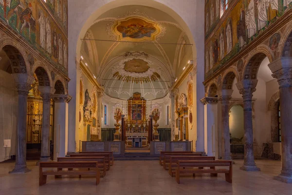 Ravenna Italy August 2021 Interior Basilica Sant Apollinare Nuovo Italian — ストック写真