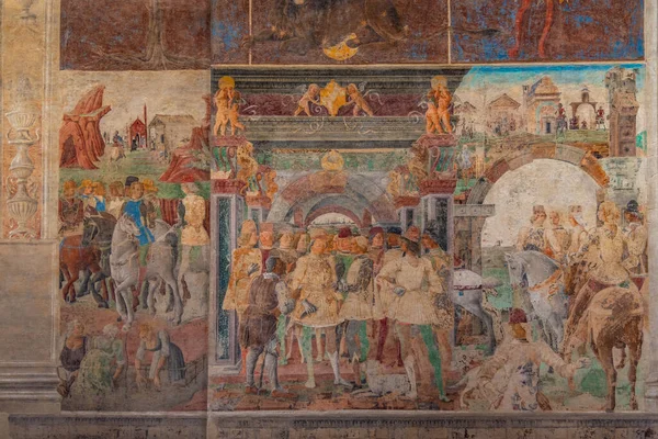 Ferrara Italien Augusti 2021 Salone Dei Mesi Inuti Pinacoteca Nazionale — Stockfoto