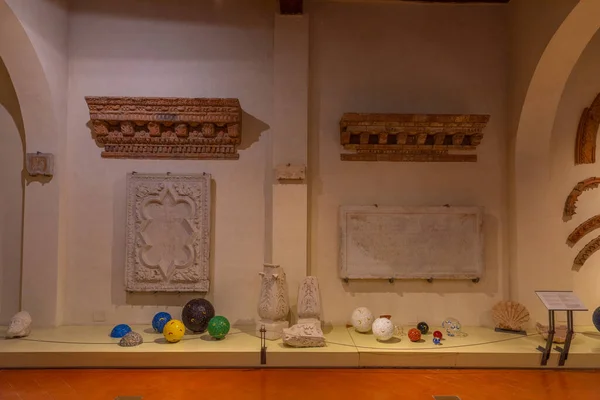 Ferrara Ιταλία Αυγούστου 2021 Ρωμαϊκά Αντικείμενα Στο Εσωτερικό Του Casa — Φωτογραφία Αρχείου