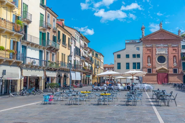 Padua Italië Augustus 2021 Piazza Dei Signori Plein Italiaanse Stad — Stockfoto