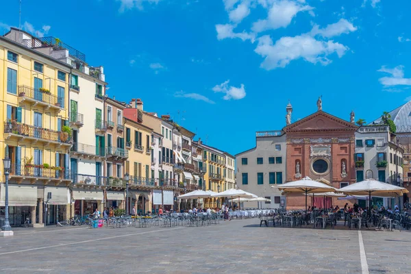 Padua Italië Augustus 2021 Piazza Dei Signori Plein Italiaanse Stad — Stockfoto