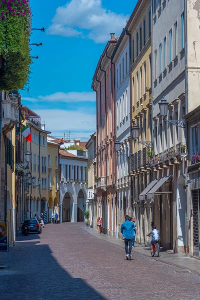 Padova Itálie Srpna 2021 Historické Domy Starém Městě Padově Itálii — Stock fotografie