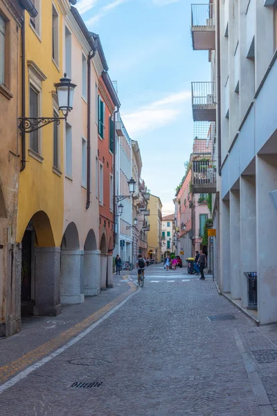 Padua Italy August 2021 Street Commercial Center Italian Town Padua — стоковое фото