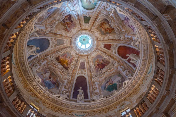 Vicenza Itálie Srpna 2021 Frescoes Vile Rotonda Italském Městě Vicenza — Stock fotografie