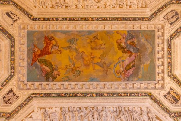 Vicenza Italy August 2021 Frescoes Villa Rotonda Italian Town Vicenza — Stock Photo, Image