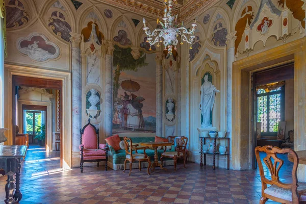 Vicenza Talya Ağustos 2021 Talya Nın Vicenza Kentindeki Palazzina Villa — Stok fotoğraf