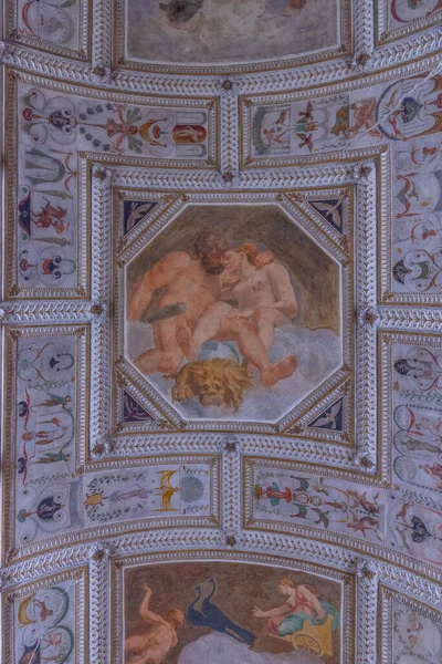 Vicenza Italy August 2021 Decoration Palazzo Chiericati Italian Town Vicenza — 스톡 사진
