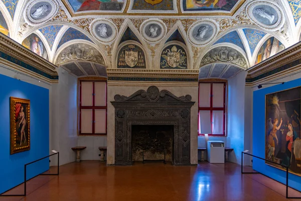 Trento Italy August 2021 Decorated Rooms Castello Del Buonconsiglio Trento — 스톡 사진