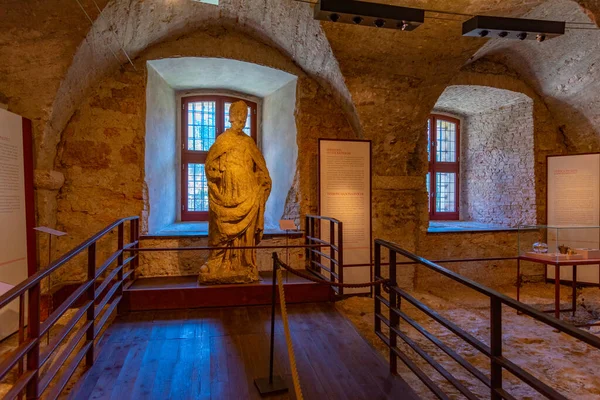 Trento Italy August 2021 Artifacts Museum Castello Del Buonconsiglio Trento — Stock Photo, Image