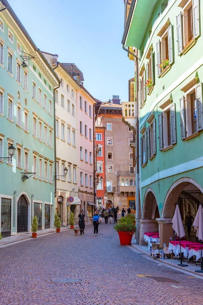 Trento Italy August 2021 Historical Houses Old Town Trento Italy — ストック写真