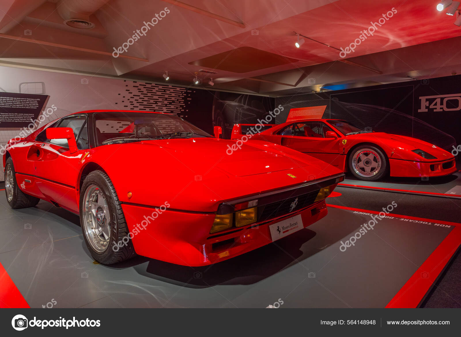 Maranello Italy September 2021 Ferrari F40 Museo Ferrari Maranello.
