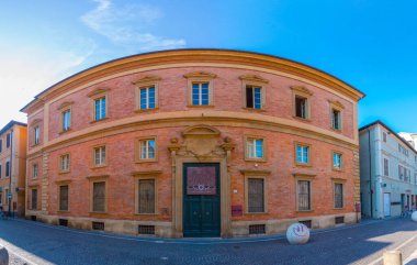 Pesaro, İtalya, 30 Eylül 2021: Pesaro, İtalya 'daki Museo Diocesano