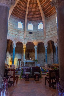 Perugia, İtalya, 2 Ekim 2021: Chiesa di San Michele Arcangelo Kilisesi, Perugia, İtalya.