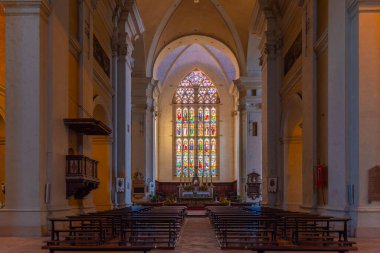 Perugia, İtalya, 2 Ekim 2021: Perugia İtalya 'da San Domenico Manastırı